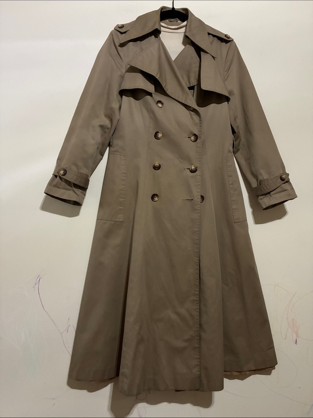 Women’s Classic Double-Breasted Trench Coat - Brown